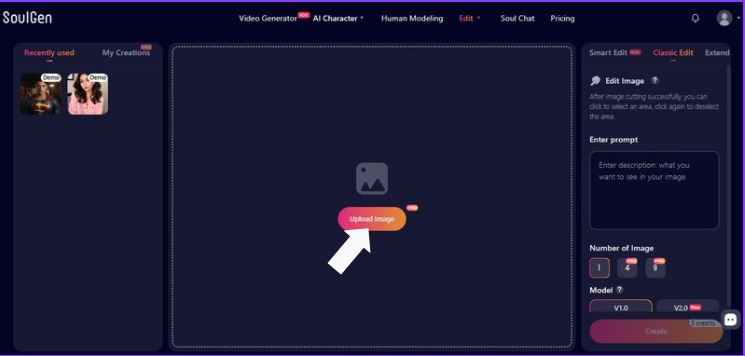 Step 1 Upload your image