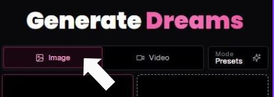 Step 2 - Choose “Image” mode