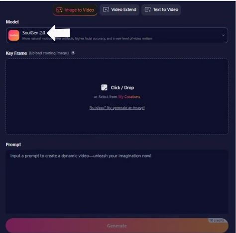 Step 2 - Choose your Model