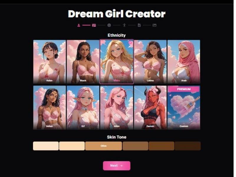 Step 2 Ethnicity and Skin Tone