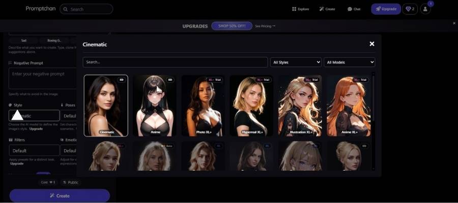 Step 3 - Choose a Style