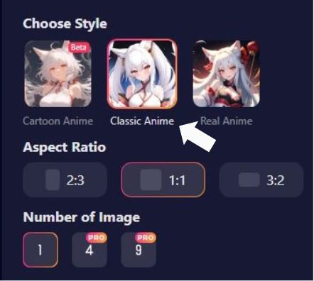 Step 3 - Choose a style preset