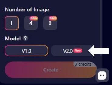 Step 4 Pick the model (V1.0 vs V2.0)