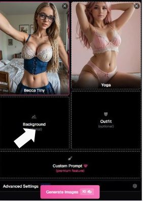 Step 6 - Select a Background