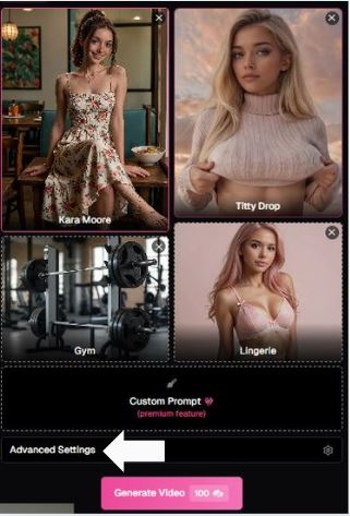 Step 8 Open Advanced Settings